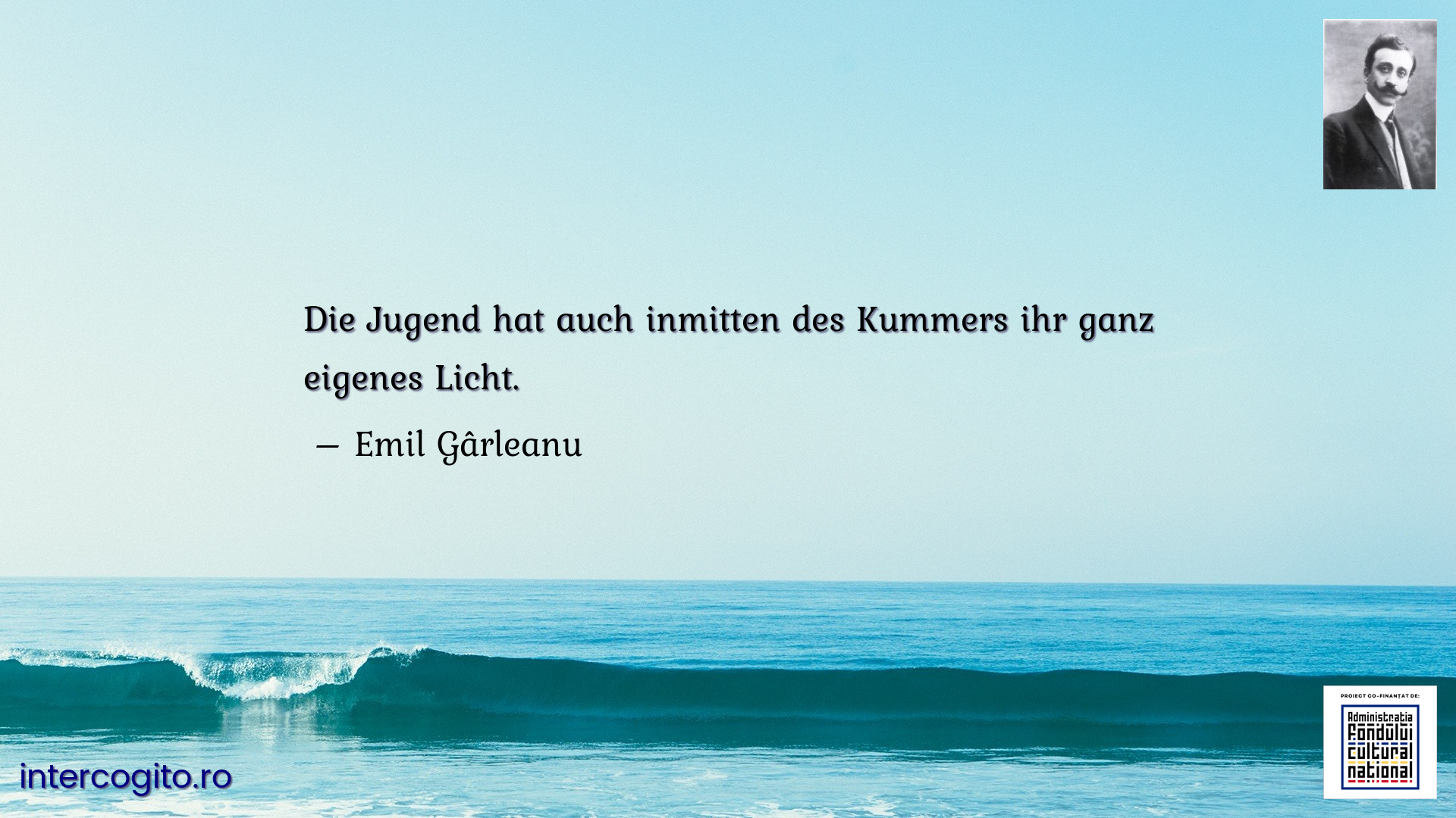 Die Jugend hat auch inmitten des Kummers ihr ganz eigenes Licht. 