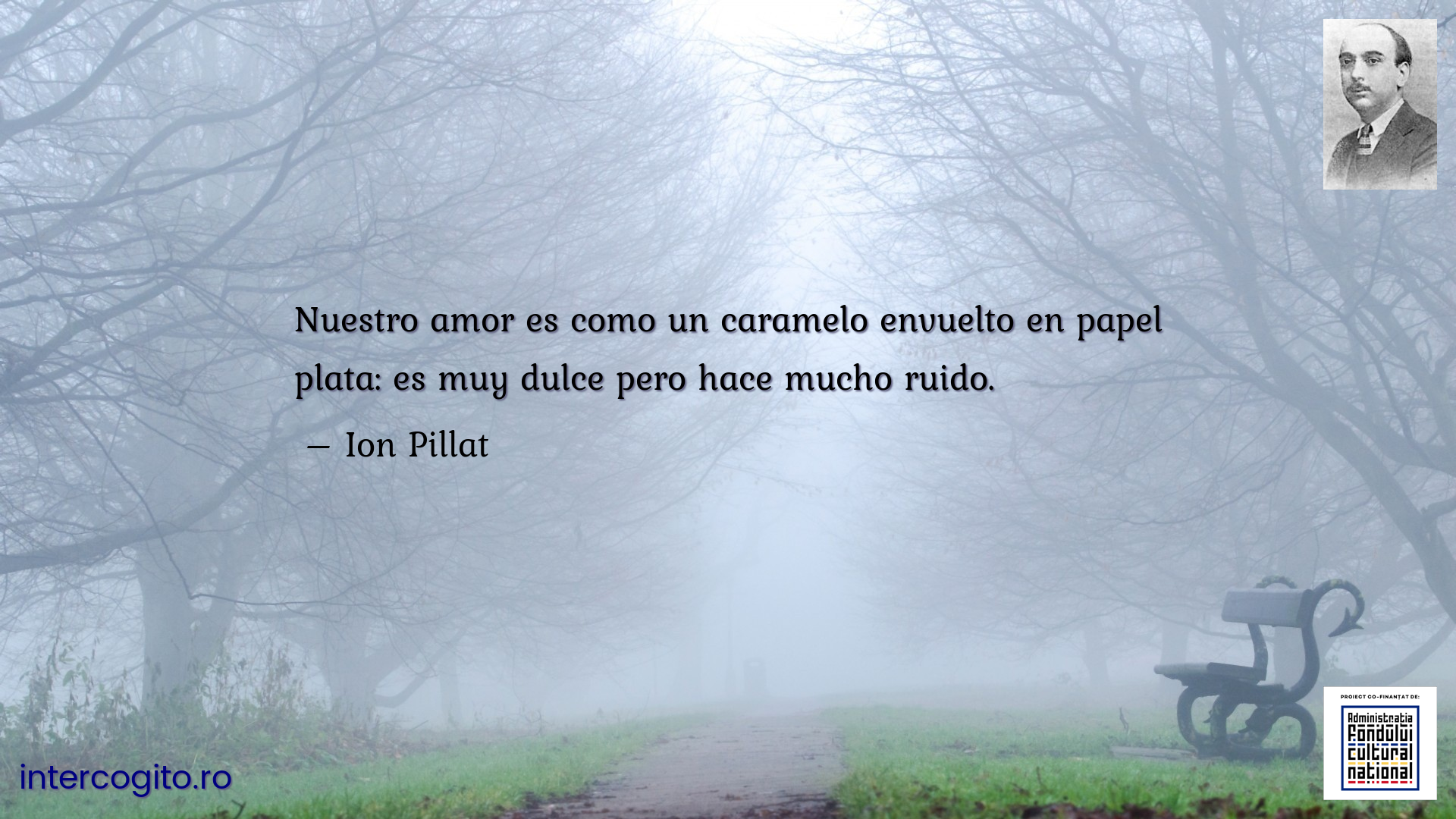 Nuestro amor es como un caramelo envuelto en papel plata: es muy dulce pero hace mucho ruido.