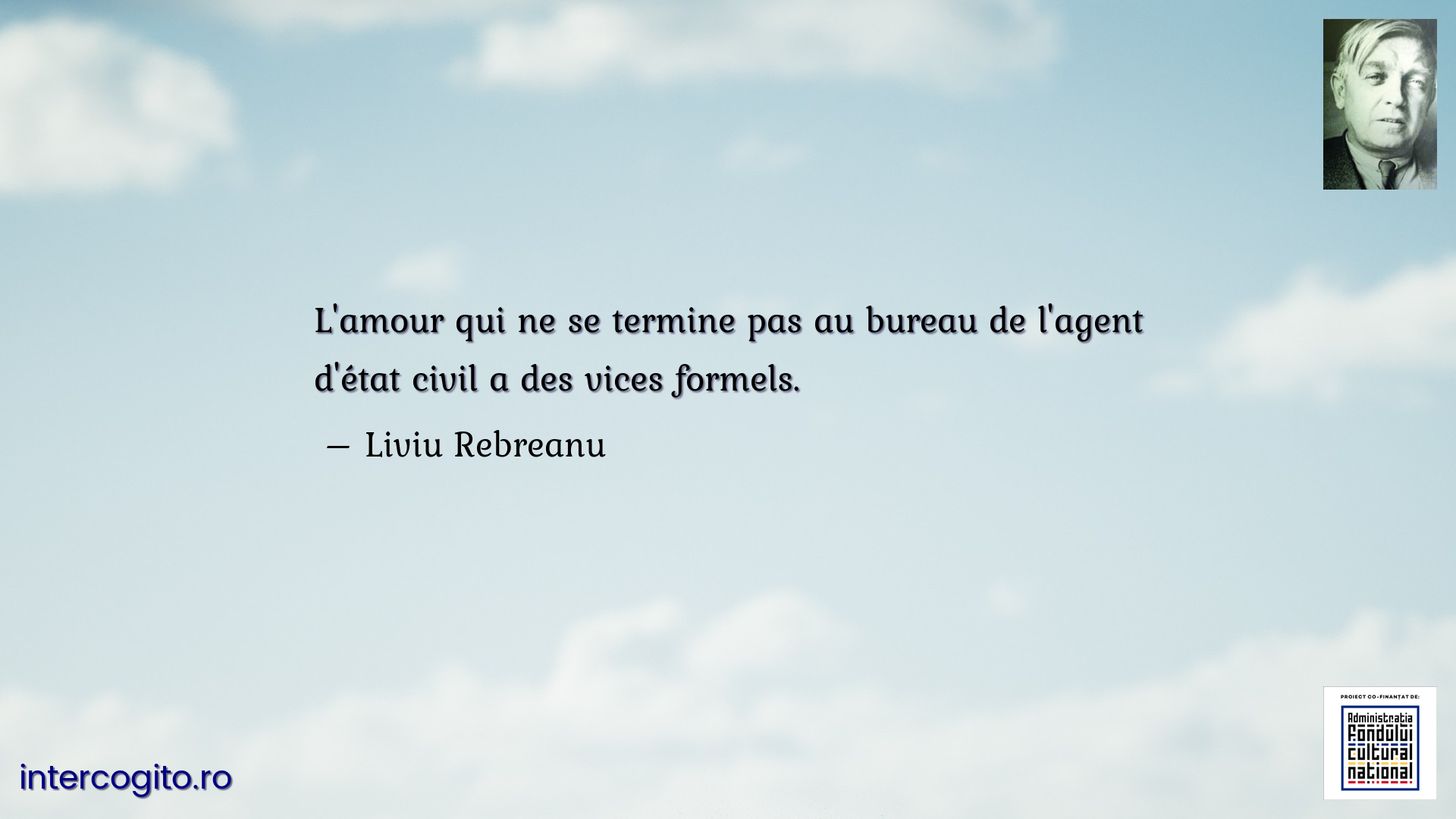 L'amour qui ne se termine pas au bureau de l'agent d'état civil a des vices formels.