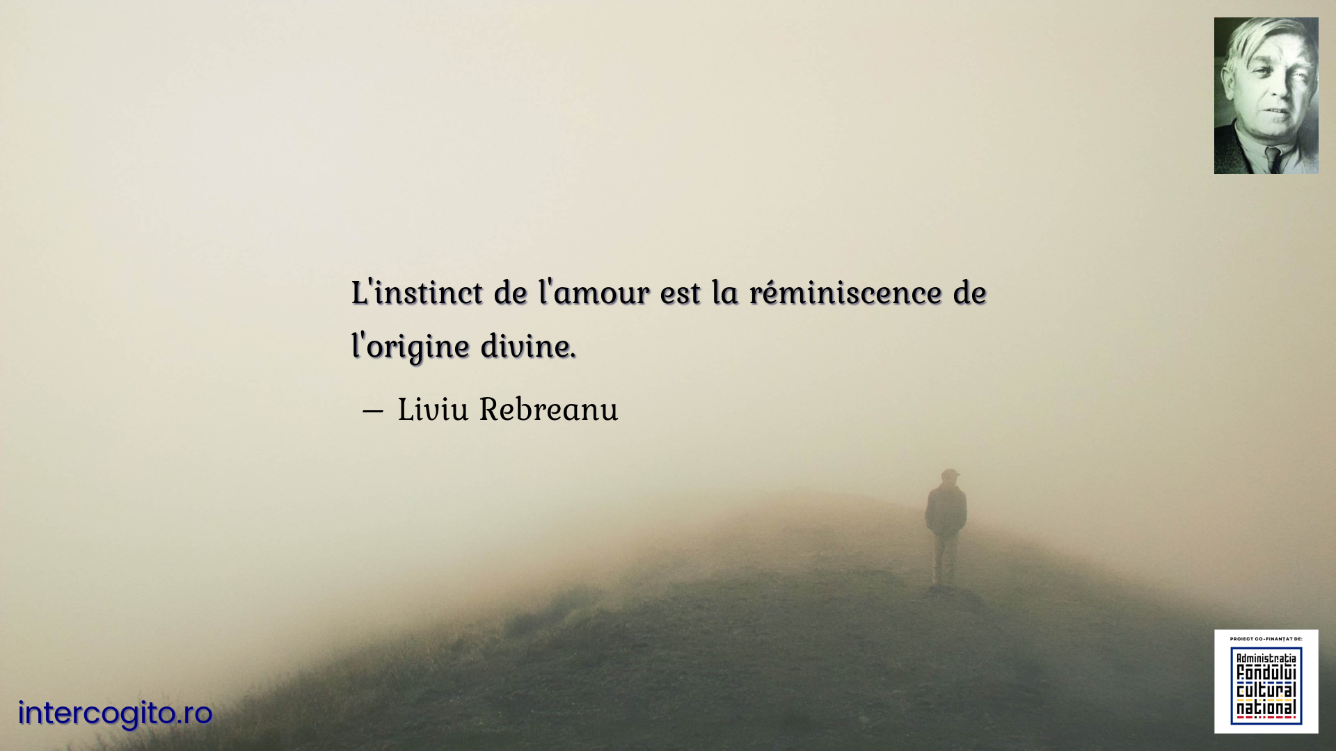 L'instinct de l'amour est la réminiscence de l'origine divine.