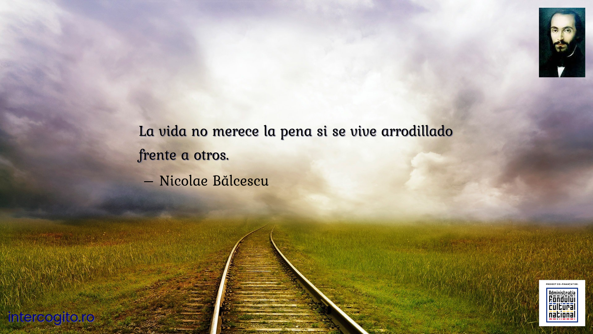 La vida no merece la pena si se vive arrodillado frente a otros.