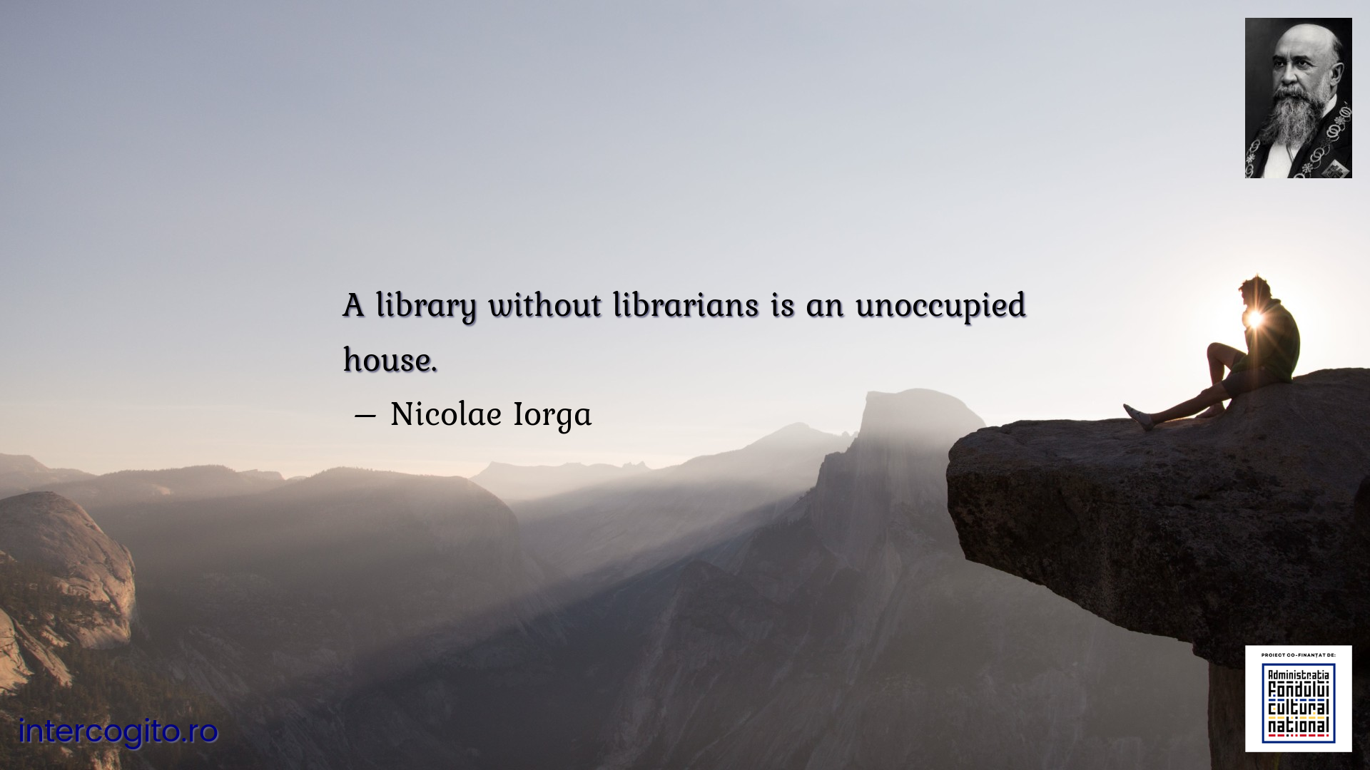 A library without librarians is an unoccupied house.