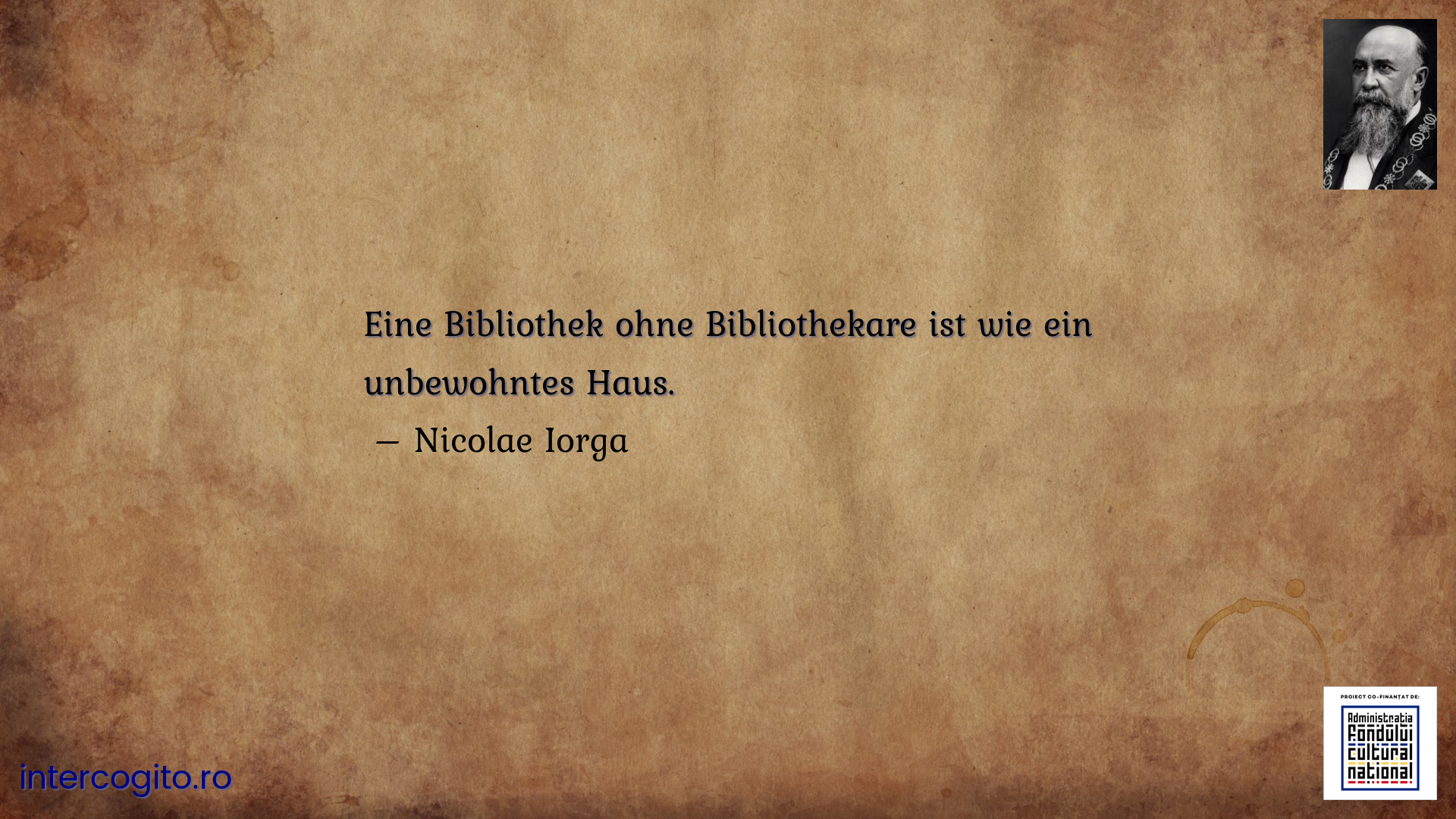 Eine Bibliothek ohne Bibliothekare ist wie ein unbewohntes Haus.