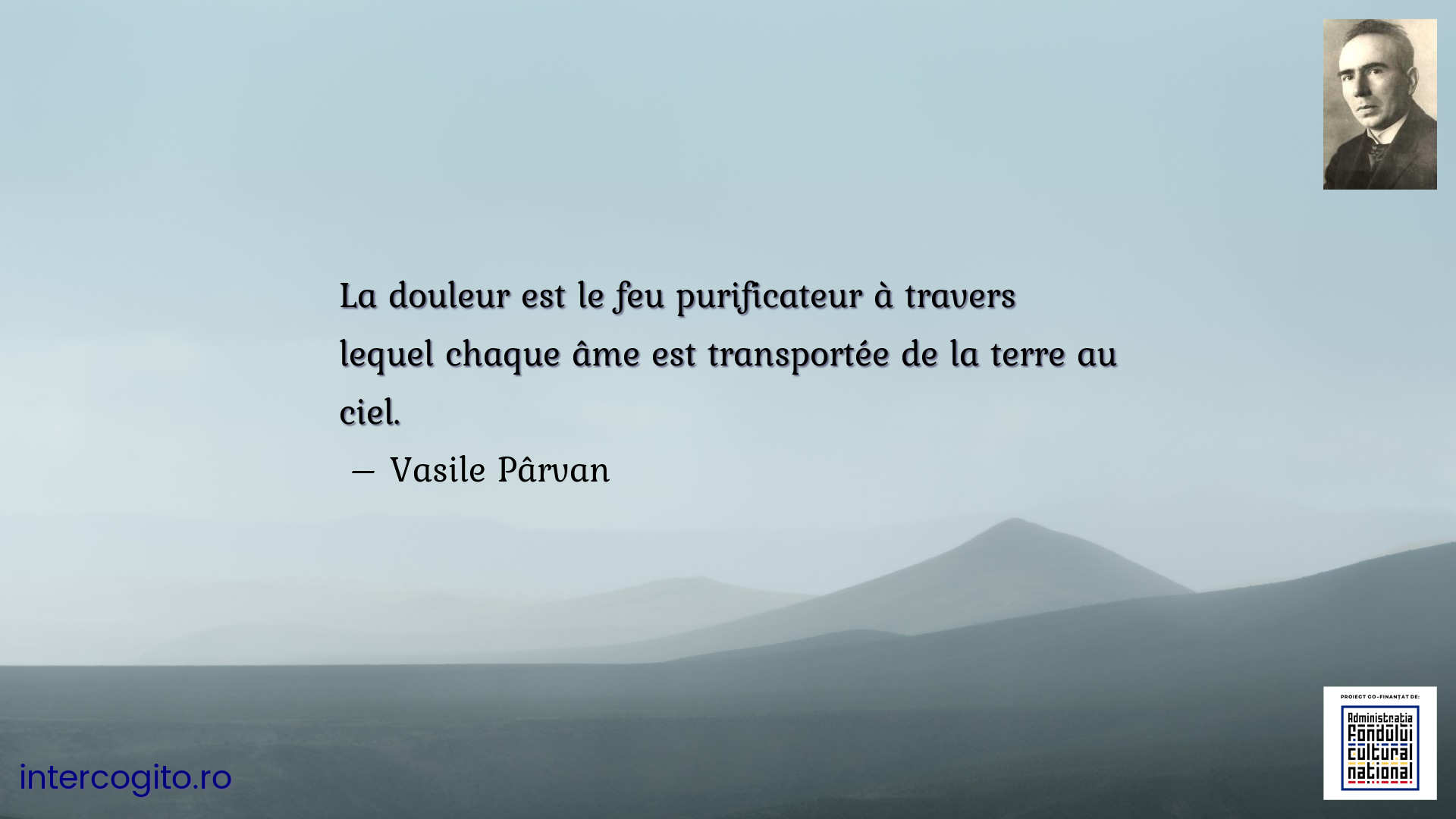 La douleur est le feu purificateur à travers lequel chaque âme est transportée de la terre au ciel.